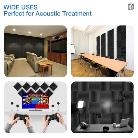 Pack Acoustic Panels With Self Adhesive X X Quick