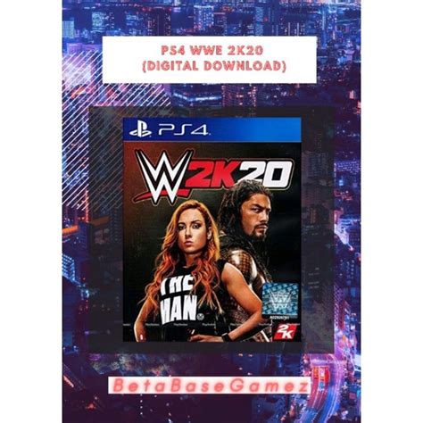 Ps4 Wwe 2k20 Digital Download Shopee Malaysia