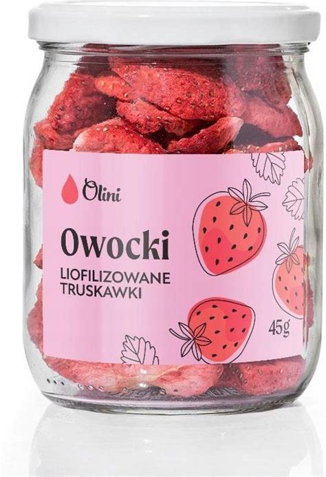 Olini Owocki Truskawki Liofilizowane 45g Ceny I Opinie Ceneo Pl