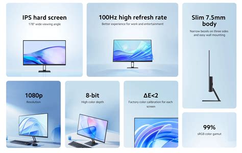 Màn hình máy tính Xiaomi Monitor A24i 23 8 inch FHD IPS 100Hz 6ms HDMI