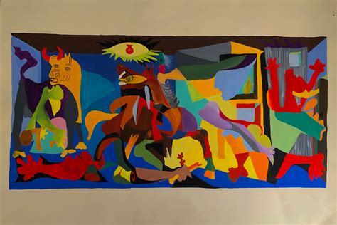 Guernica Reproduction Painting on Behance