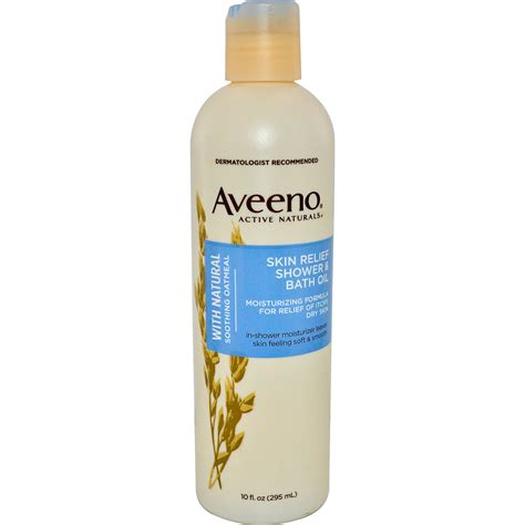 Aveeno Active Naturals Skin Relief Shower And Bath Oil 10 Fl Oz Iherb