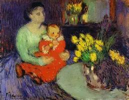 Pablo Picasso — Mother and Child