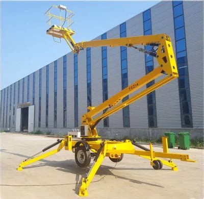 M Kg Towable Telescopic Arm Articulated Boom Lift Working Height