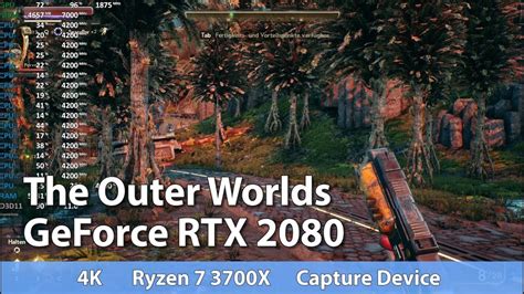 The Outer Worlds On GeForce RTX 2080 Ryzen 7 3700X Gameplay Benchmark