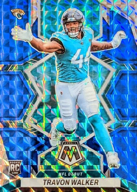 Travon Walker 2022 Mosaic Nfl Debut Blue 286 Price Guide Sports