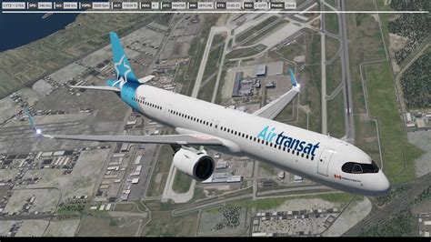 X Plane Air Transat A Nx Cyul Cyyz Globallart Montreal