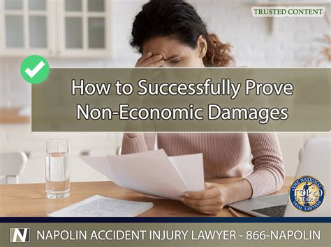 How To Successfully Prove Non Economic Damages In Personal Injury Claims