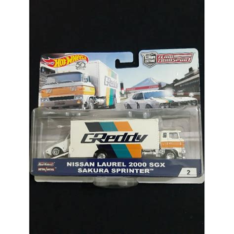 Hot Wheels Team Transport Nissan Laurel Sgx Shopee Malaysia