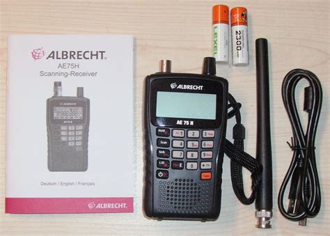 äußerst Fein Bleistift albrecht funkscanner ae75h Benutzer Maschine Spiral