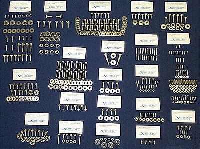 1977 Ford Truck Styleside Master Body Bolt Kit Concurs Correct Bolts