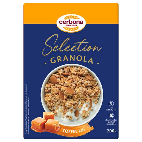 Cerbona Selection Toffee Tejkaramell S Z Granola M Zli