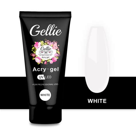Gellie Acry-gel White Акри Гел 60мл – Infinity Pro Nails