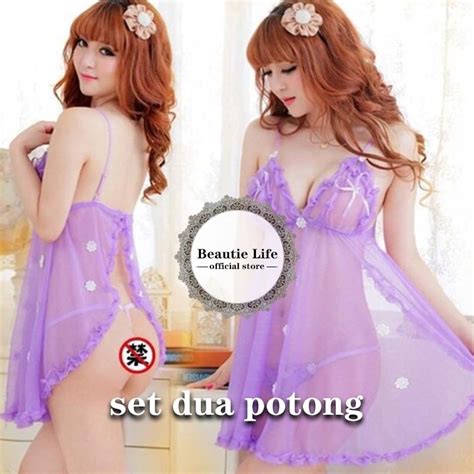 Jual Beautie Lifelingerie Sext Hot Binal Open Bra Bodysuit Lace Tipis