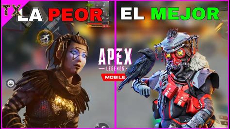 Apex Legends Mobile Las 5 Mejores Leyendas De La Temporada 1 Apex