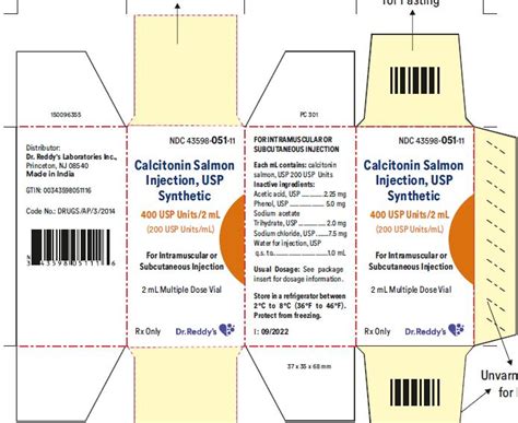 Calcitonin Salmon Injection Package Insert Drugs