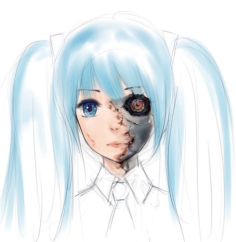 Cyborg Hatsune Miku By Orpel On Deviantart