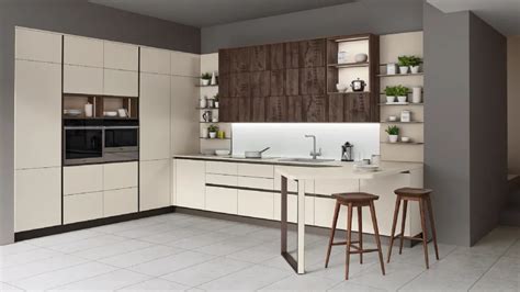 Cucina Moderna Angolare Con Penisola Start Time J Di Veneta Cucine