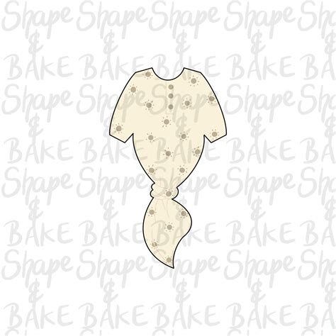 Knotted Baby Grow Cookie Cutter Shape And Bake