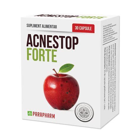 Acnestop Forte 30 Capsule Parapharm Dr Max Farmacie