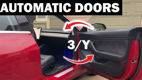 New Self Presenting Automatic Power Doors Tesla Model 3 Y 2022 Must Have Accessory Youtube