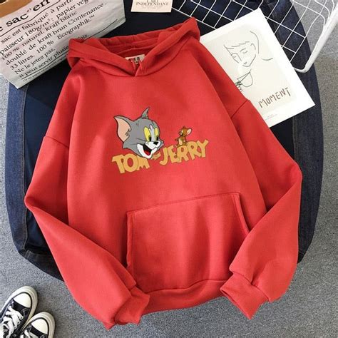 Tom & Jerry Hoodie Sweatshirt - XanacityToronto Tokyo Street Fashion ...