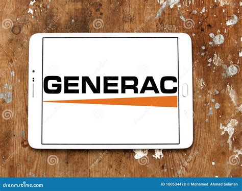 Generac Power Systems logo editorial stock photo. Image of emblem - 100534478