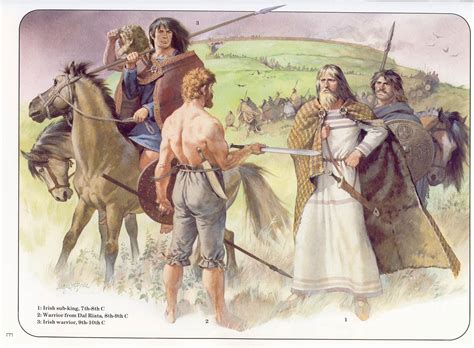 Irish Warriors Historical Warriors Irish Warrior Warriors Illustration