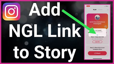 How To Add Ngl Link To Instagram Story Youtube