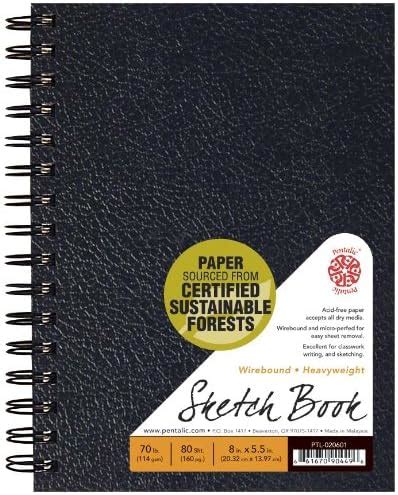 Amazon Pentalic Sketch Book Wirebound Inch By Inch Arts