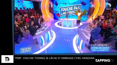 Tpmp Evelyne Thomas Se L Che Et Embrasse Cyril Hanouna Vid O