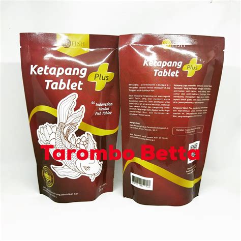 Ketapang Tablet Plus Sg Fish Mineral Ekstrak Bubuk Daun Ketapang Laut