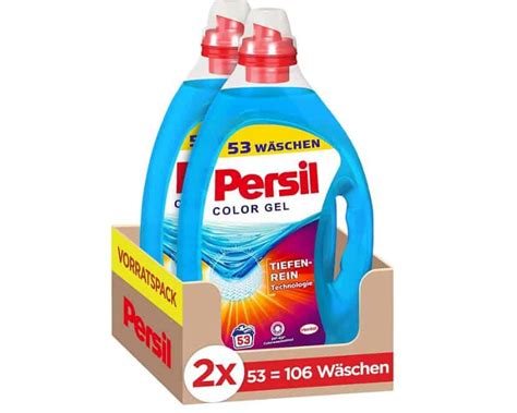 Persil Color Kraft-Gel Colorwaschmittel - für 106 (2x53) Waschladungen ...