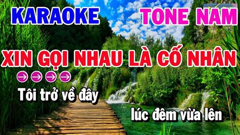 karaoke Xin Gọi Nhau Là Cố Nhân Sáng Tác Song Ngọc Nhạc Sống Rumba