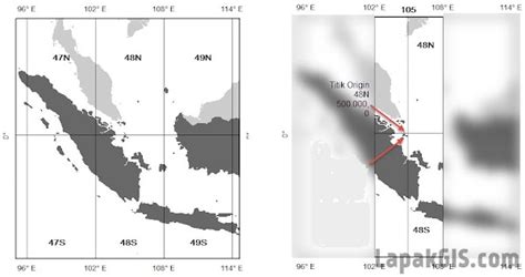 Cara Mengetahui Koordinat Zona Lokasi Utm Kita Indonesia Lapak Gis