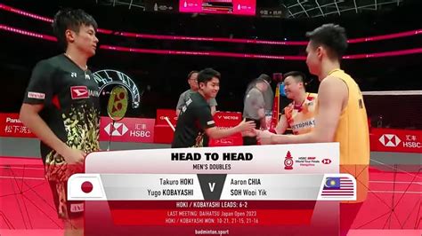 HSBC BWF World Tour Finals 2023Men S Doubles Group AChia Soh MAS Vs