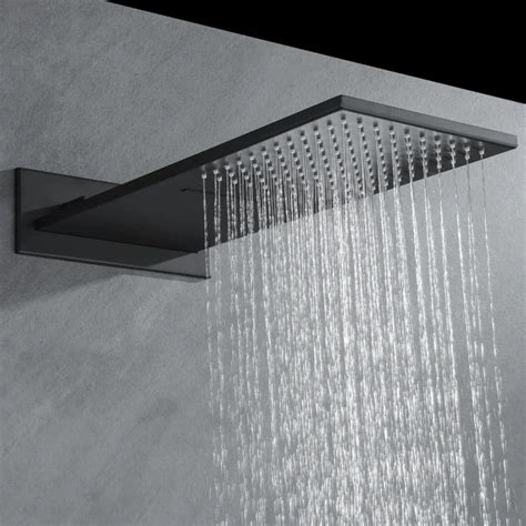 Large Shower Head Nero - EuroTrend