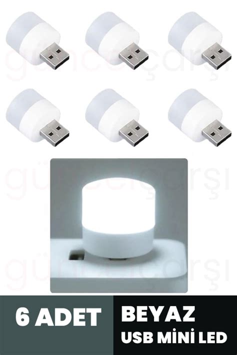 G Ncel Ar Ta Nabilir Usb Mini Led Lamba Mini Gece Lambas Kitap