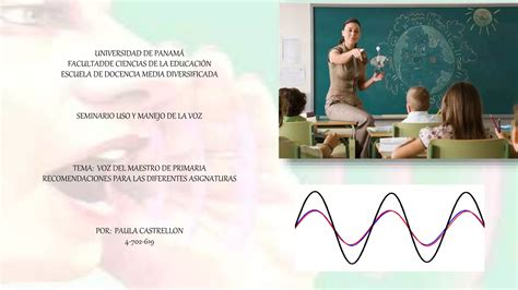 Recomendaciones Para El Cuidado Y Uso De La Voz En Docentes Ppt