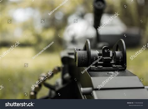 Rear Sight M249 Light Machine Gun Stock Photo 1194359038 Shutterstock