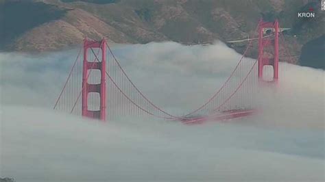 See surreal time-lapse of foggy Golden Gate Bridge