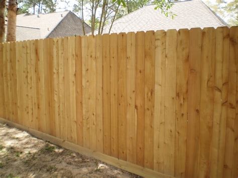 Wood fence styles photos