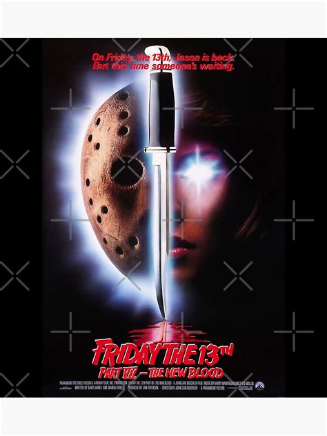 "Friday The 13th Films Part VII The New Blood Poster" Poster for Sale by JackMatthew6 | Redbubble