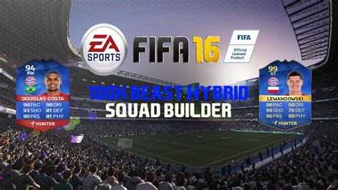 Fifa K Hybrid Squad Builder Youtube