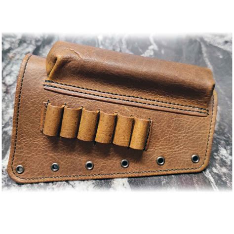 Buttstock Cover Customizable Handmade Leather Butt Cover