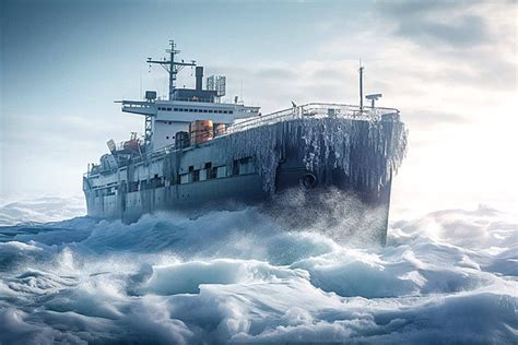 Aigenerated Photorealistic Atomic Icebreaker Research Expedition Beyond