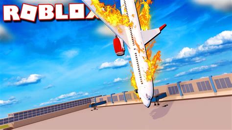 Roblox Adventures Realistic Plane Crash In Roblox Plane Simulator