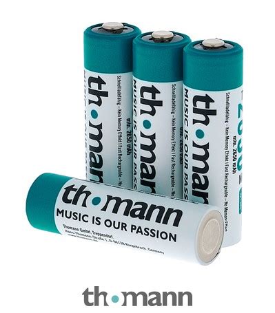 Thomann AA Akku 2850 MAh NiMH 4pc Thomann United States