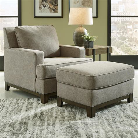 Ashley Signature Design Kaywood Contemporary Chair And Ottoman With