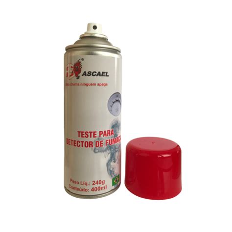 Spray Teste Detector de Fumaça 400ml Ascael